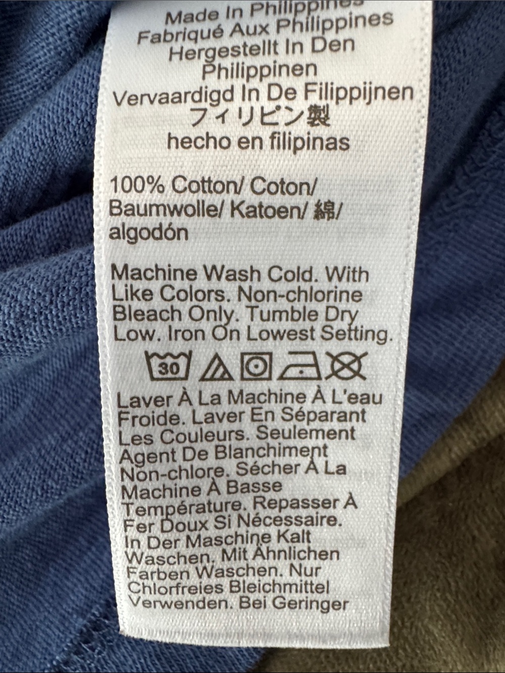 J. Crew Blue Long-Sleeve Girlfriend Tee SZ Small - Picture 4 of 4